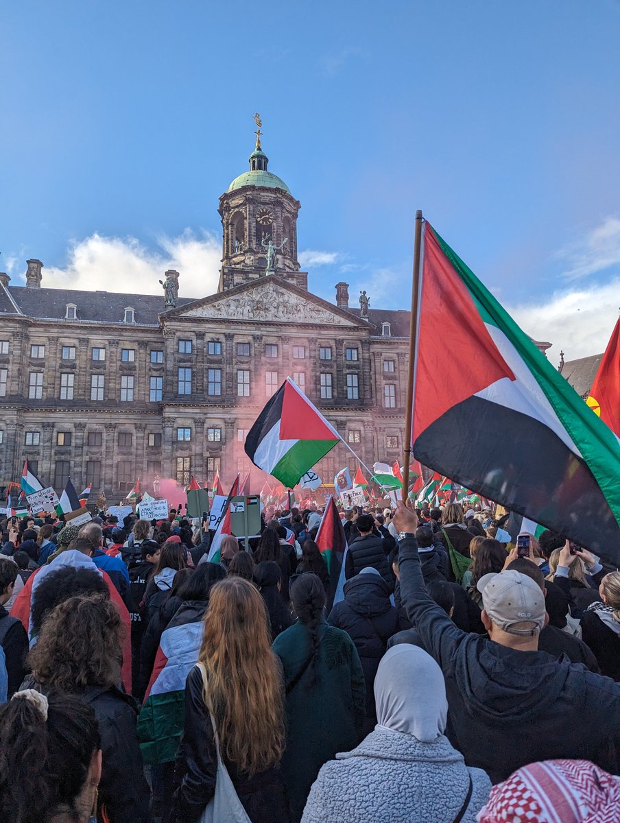 iammaghraby's tweet photo. Today in #Amsterdam, people from all over the world were supporting #Palestine https://t.co/ldvd3dAN6e