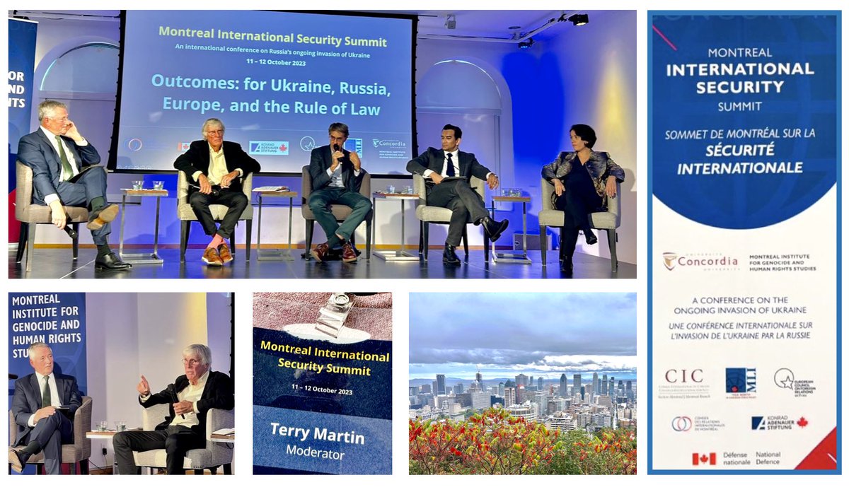 tmnewsstream's tweet photo. As horrific developments unfold in the Middle East, Ukraine continues fighting for its survival. Vibrant discussions surrounding that were held last week at the first Montreal Intl Security Summit. Hats off to @kylecmatthews and his team for bringing this event to life 🎩 https://t.co/KOpWgbMYGW