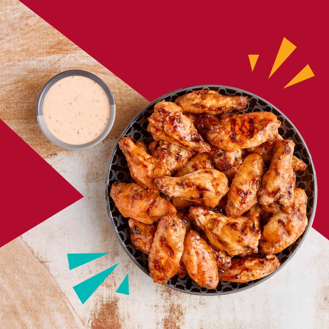 Our PERi Honey Wings are the perfect flavor for cheering on South Africa’s Rugby team today! Get 24 for only $24 - available Thurs-Mon.