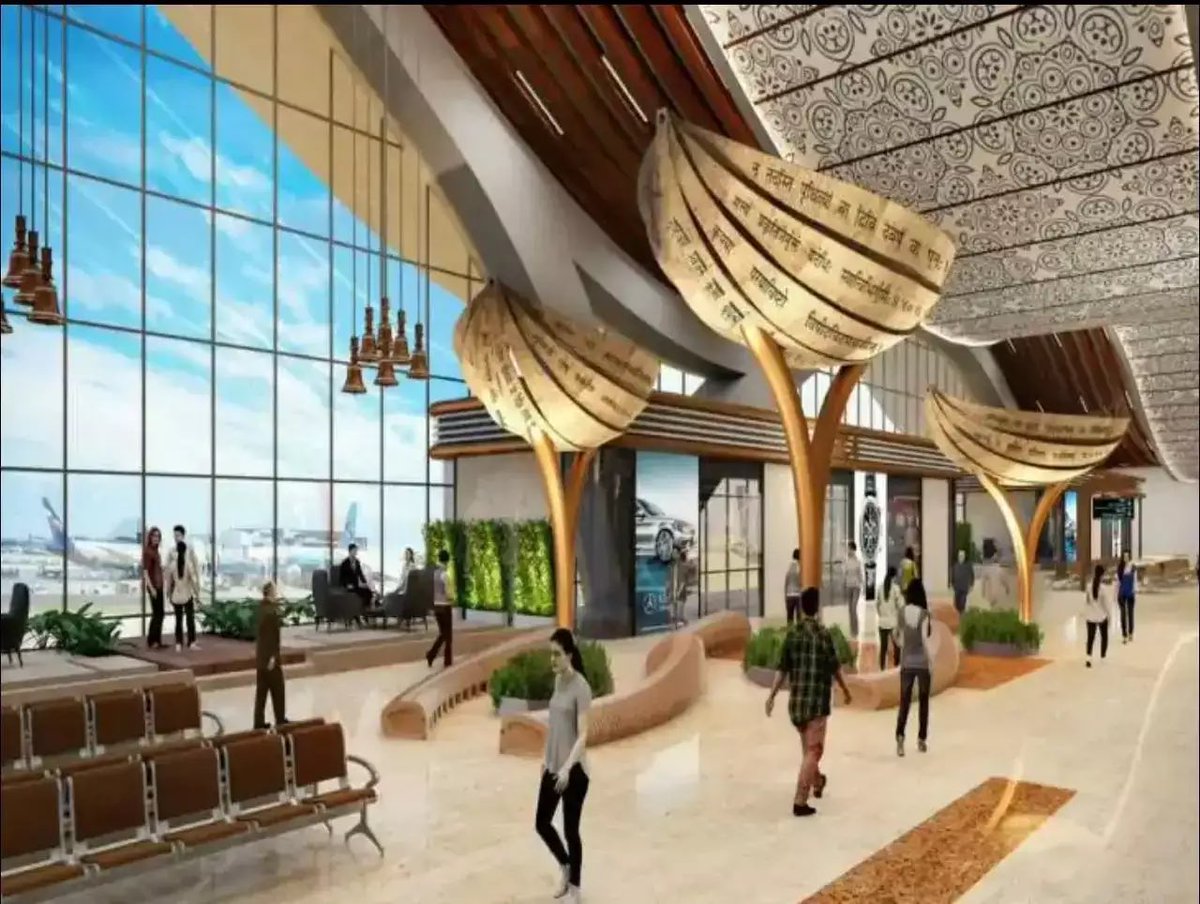 IndianTechGuide's tweet photo. 🚨 Varanasi Airport Expansion Design. https://t.co/HY2YapiPDH