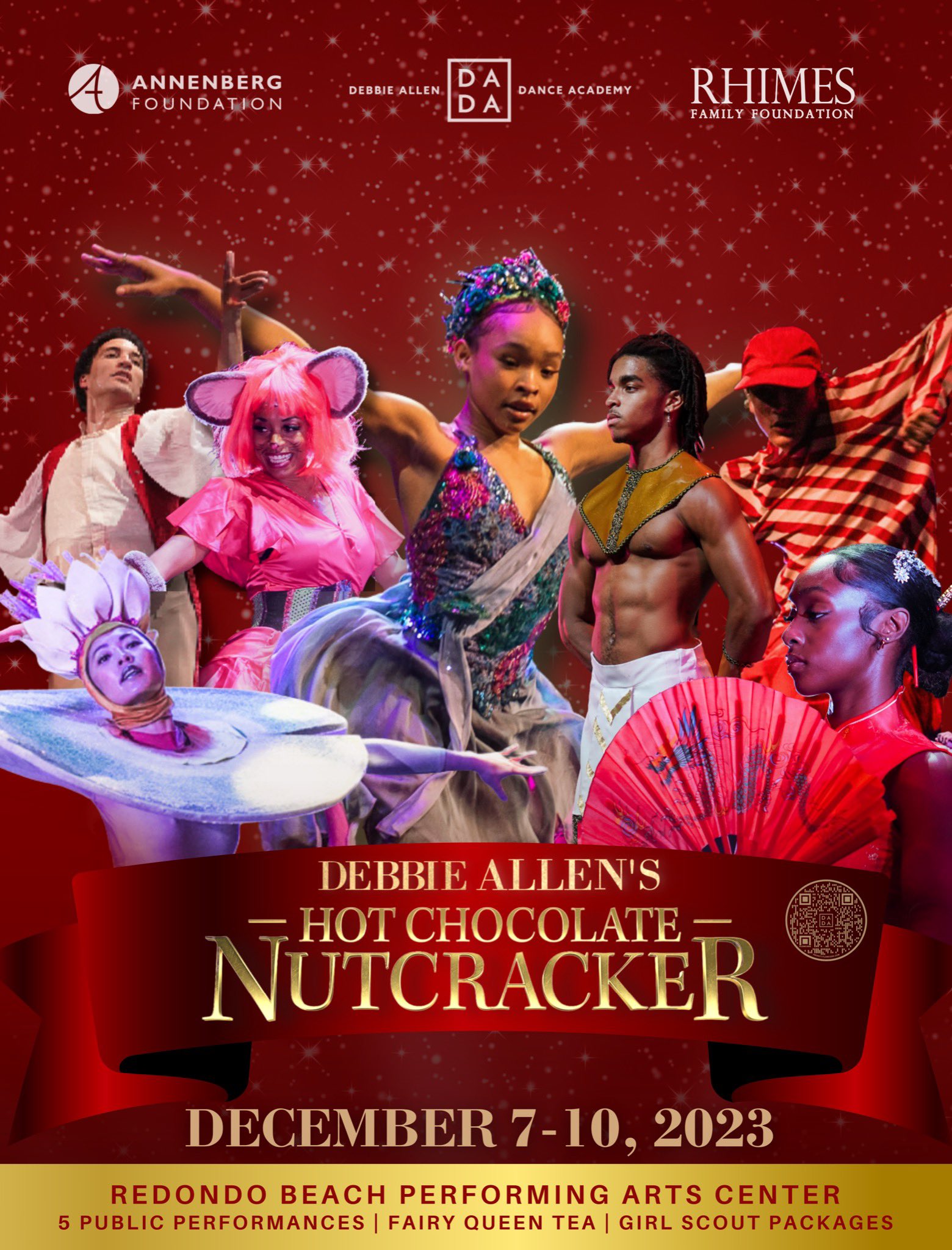 Debbie Allen Dance Academy on X: Get your tickets Debbie Allen's Hot  Chocolate Nutcracker, 12/7-12/10. Join us before each matinee for a catered  tea, hot cocoa bar, cast member meet/greet, storytelling, themed