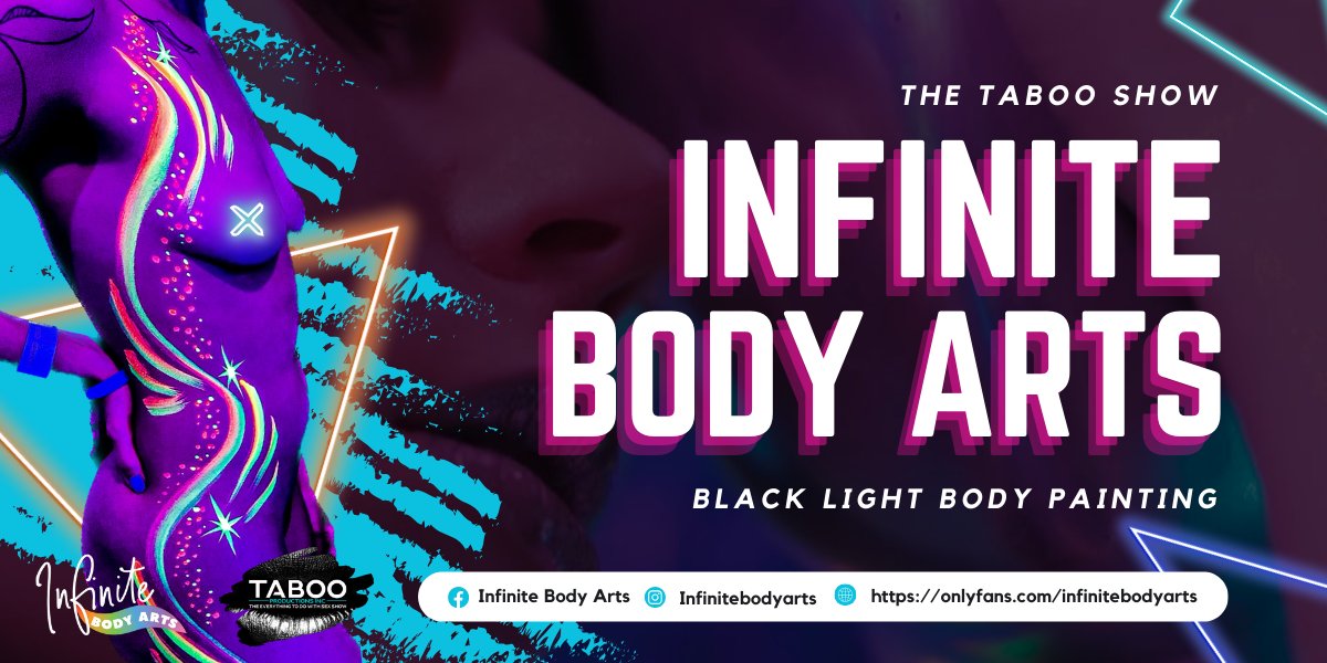 InfiniteBodyArt's tweet photo. Todays the last day to check out our booth at @thetabooshow 🥰 Booth 616 , come &amp; get some sexy body painting! https://t.co/5H9eizdadA