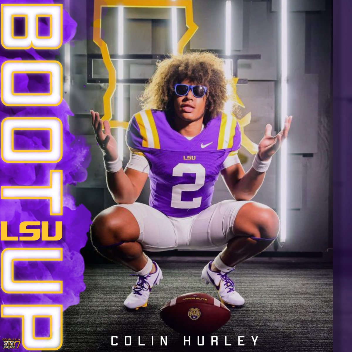 ColinHurley's tweet photo. @CJ_jackson21 Welcome home‼️
#PathToTheBoot💜💛 https://t.co/uILAuWvVyK
