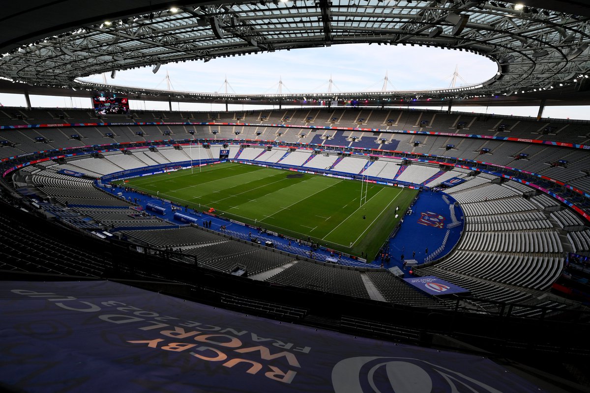 What a magnificent stadium for tonight's #RWC2023 quarter-final between the #Springboks and <a href="/FranceRugby/">France Rugby</a> - good luck to both teams 🤝 
#StrongerTogether #FRAvRSA