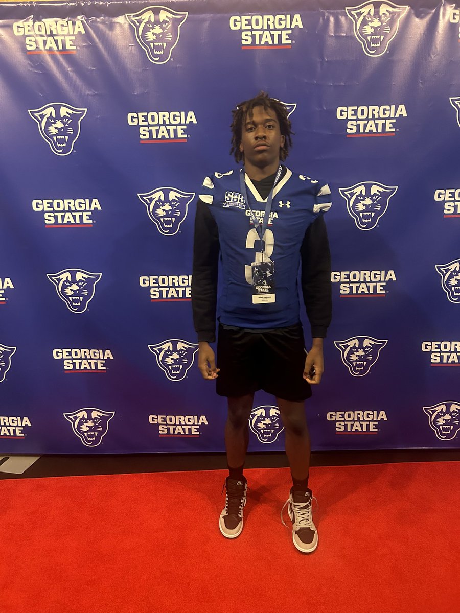 Had a great game day visit at Georgia State, great environment and great football culture thank you @CoachBrennanGSU for the invitation @CoachBernardsh @coachierulli @247recruiting @RivalsFriedman @RecruitGeorgia @On3Recruits @allkash95 @NEGARecruits @corypeoples