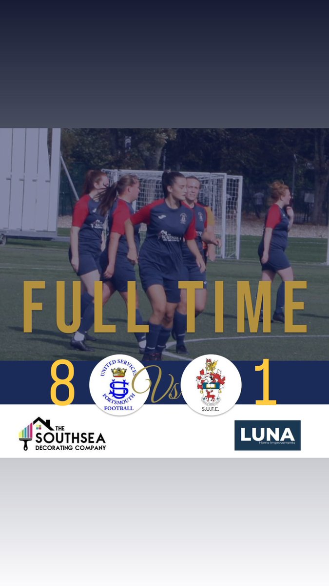 USWomenFC's tweet photo. 8-1 win on the road today 🔵🔴⚽️

Not our best performance but got the job done and through to the next round 🎩

Goals coming from;
@Aimee4305 ⚽️⚽️ sponsored by  @PompeyNewsNow 
@chloefitz18 ⚽️⚽️ 
Izabela sejfo⚽️⚽️ 
Amy pridham ⚽️ 
@LoveyyOliveira ⚽️ sponsored by @twcgroupltd https://t.co/K6AxzptcKD