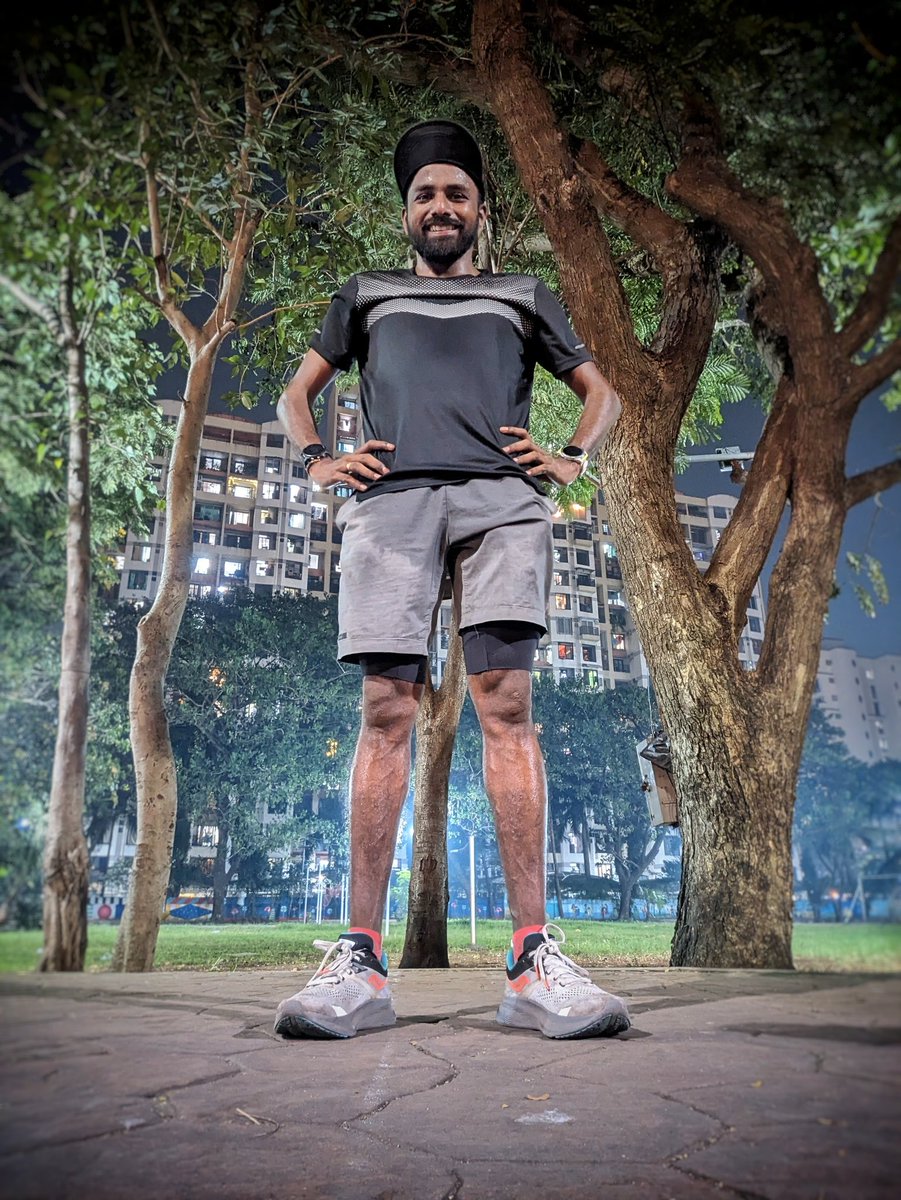 runkarthikrun's tweet photo. An evening 16K, my day 6 of #NavRun - tough weather in Mumbai continues, but honestly dont blame it and appreciate everyone who give their consistency in such conditions. Makes it feel so easier in the coming weeks.
3 more days to go for me! https://t.co/bSXtoepgtP
