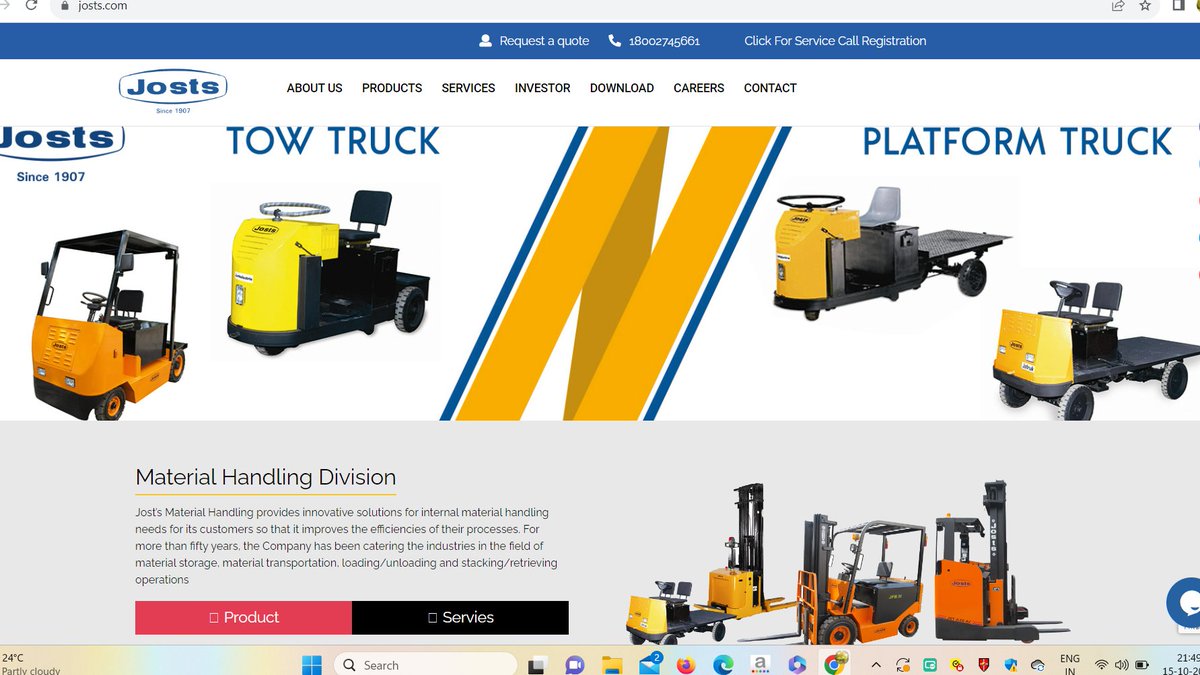 arungup27362106's tweet image. JostS Engineering Company Ltd.
ticker.finology.in/company/SCRIP-…
MARKET CAP    ₹ 218 Cr.   #Small_cap
ROE  18. %
ROCE  26 %
SALES GROWTH   40.%
PROFIT GROWTH  55.%
Analysis by @finologyticker 
@mayank66333 @shome_rajarshi @rajendray