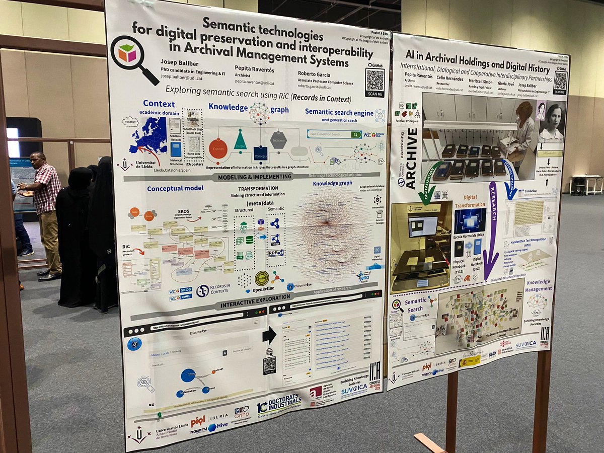 ArchivosEst's tweet image. De entre ellos, destacamos el trabajo bien hecho del proyecto de @UniversitatLlei de tecnología semántica en 📓 cuadernos de maestras y maestros de 1932, 🖥️ digitalizados con las #ayudas de @culturagob #PRTR.

Felicitació‼️

#RiC #IA #Interoperabilidad #Interdisciplinariedad
