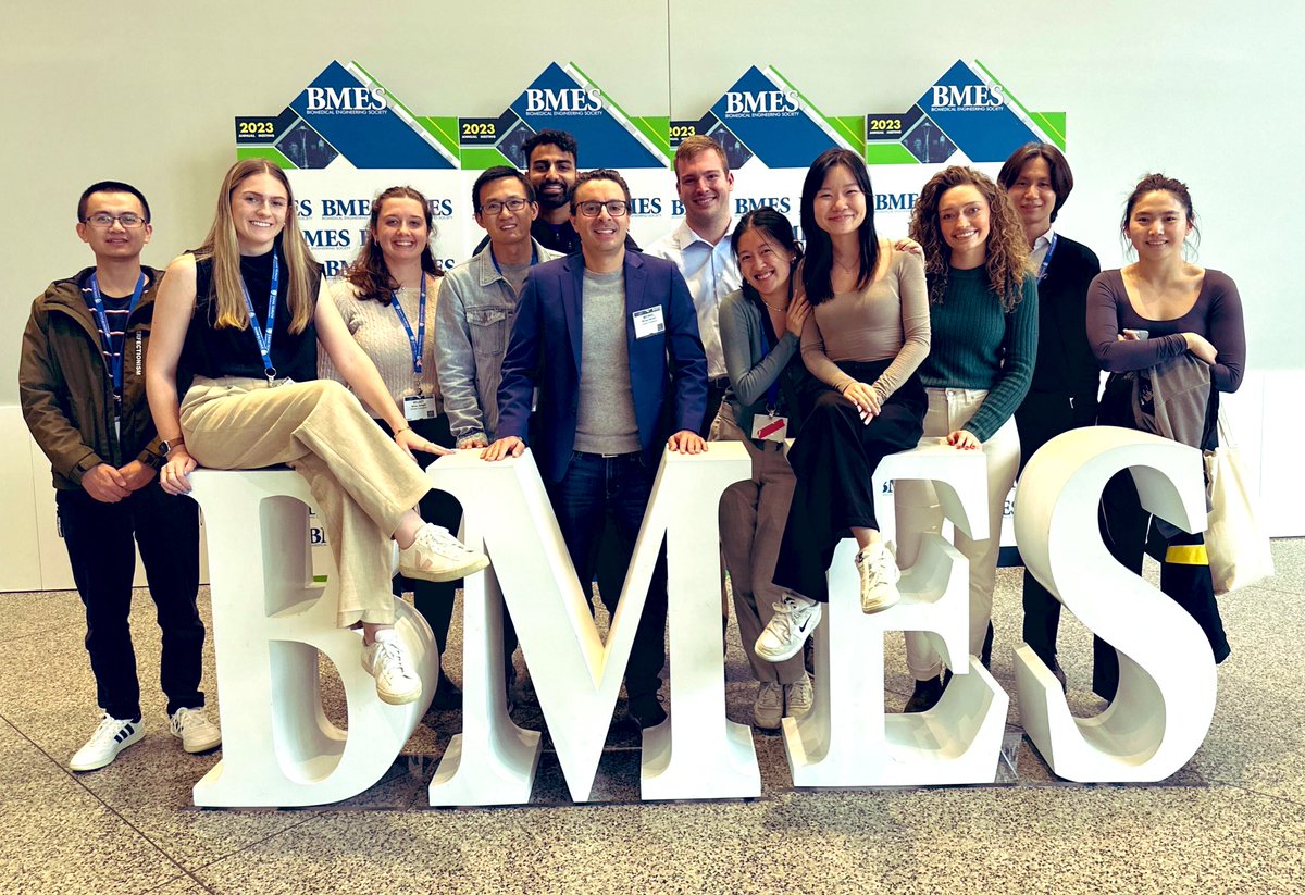 Beyond proud of the @MJMitchell_Lab team (aka the 5-0 @Eagles according to ChatGPT @profmikeking @CMBEjournal) for a stellar 4 quarters of play and going 17-0 on #BMES2023 presentations! Thank you @BMESociety for a fantastic meeting and looking forward to #BMES2024 in Baltimore!