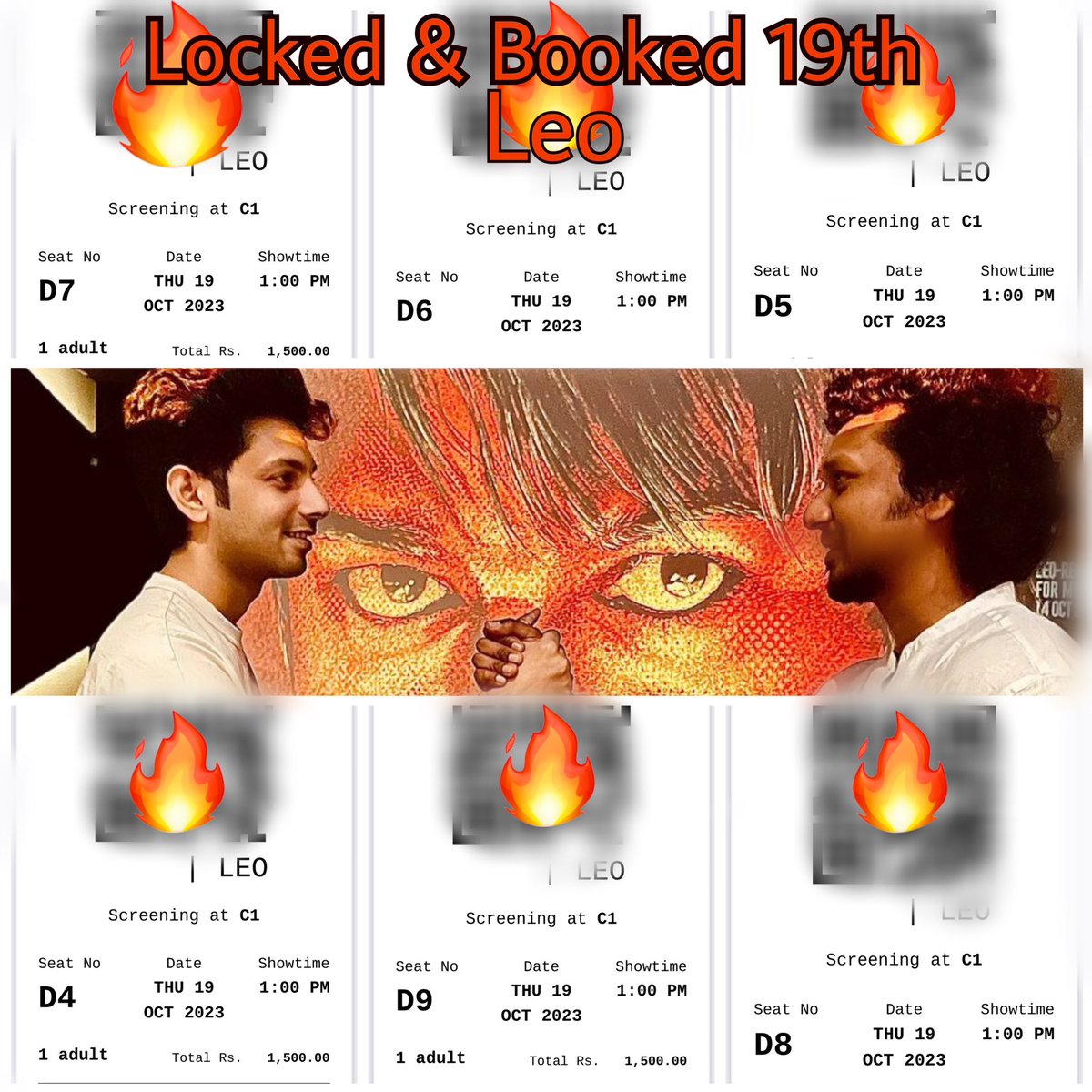 Askar90askar's tweet photo. @VijayFansTrends @actorvijay #LeoAdvanceBooking  🔥 #LeofromOct19 #Leo #Kccmultiplex 
#ThalapathiVijay day 1 &amp; 2 ,3 4 Sold out Per day 12 Shows KccMultiplex🔥  #Srilanka #Kandy  @Dir_Lokesh @7screenstudio @SriLankaVijayFc @anirudhofficial https://t.co/diE47nH9qL