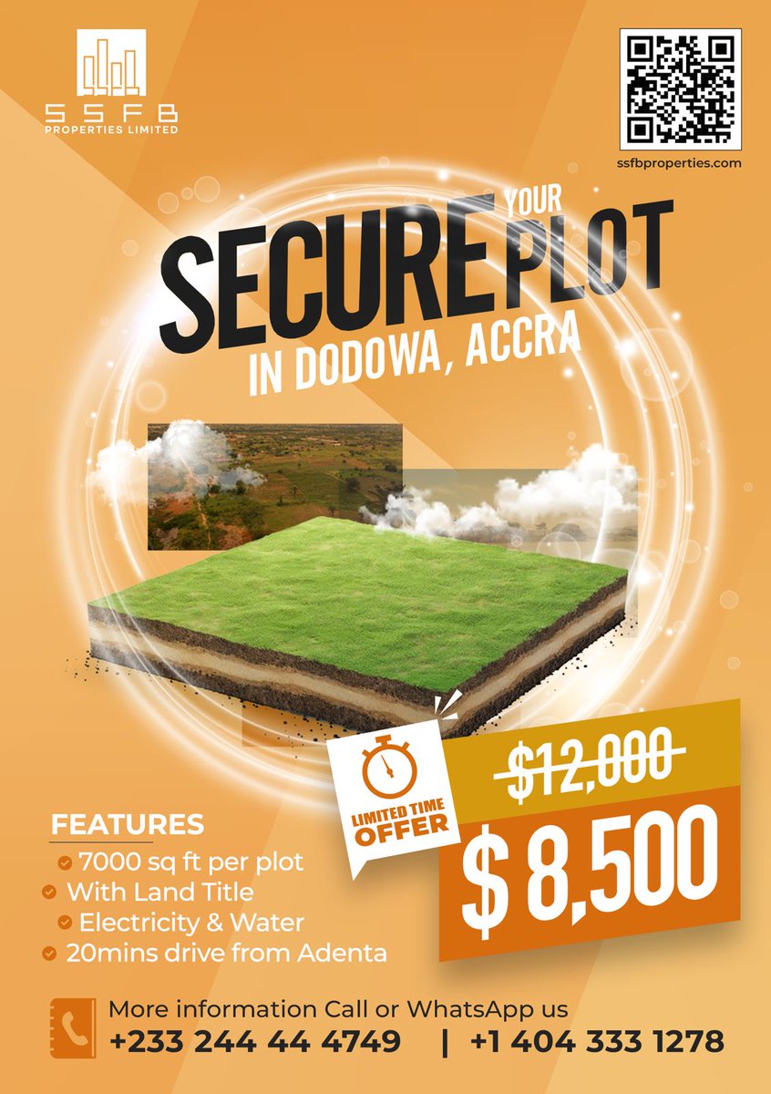 Be your own land lord. Secure a plot now. Genuinely Registered estate land(litigation free) selling. Remember, land appreciates in value over time. Be smart and invest now... the greatest investment you could ever think of...Dm for more enquiries...