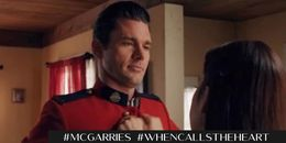 TheDragonGirlC1's tweet photo. Winter is coming and Nathan will need his serge warmed. I never believed that Elizabeth thought Nathan was Jack in this scene. Come on! She is an intelligent women. Erin + Kevin are amazing scene partners! #mcgarries #whencallstheheart @LindsayHeartie @erinkrakow @kevinmcgarry https://t.co/fykkwGaRUc