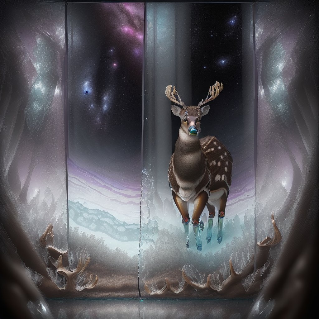 FireART_AI's tweet image. The strange world inside the glass bottle. #AIart #aiartcommunity