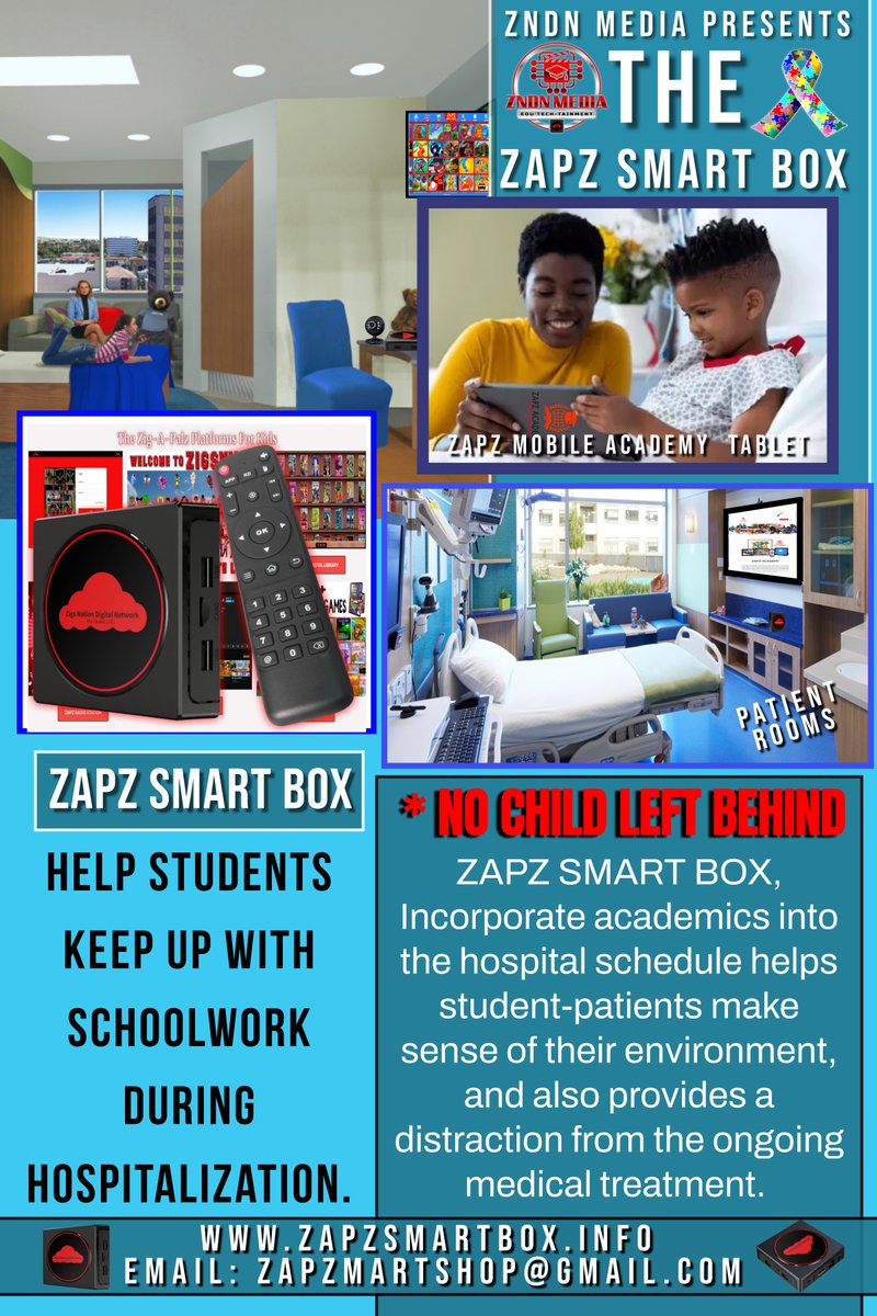 ZapzNetwork's tweet photo. Business Owners who have a waiting room or hospitals that treat kids this is the Smart Box you want to have. https://t.co/fN0B3qoj5U