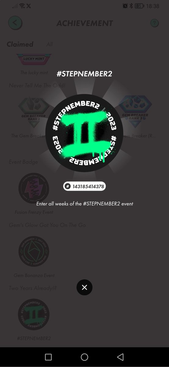 Sylvinmoi's tweet photo. Pour @STEP_iN_CRYPTO 😁
#STEPN #STEPNEMBER2 https://t.co/mMSVOylRAu