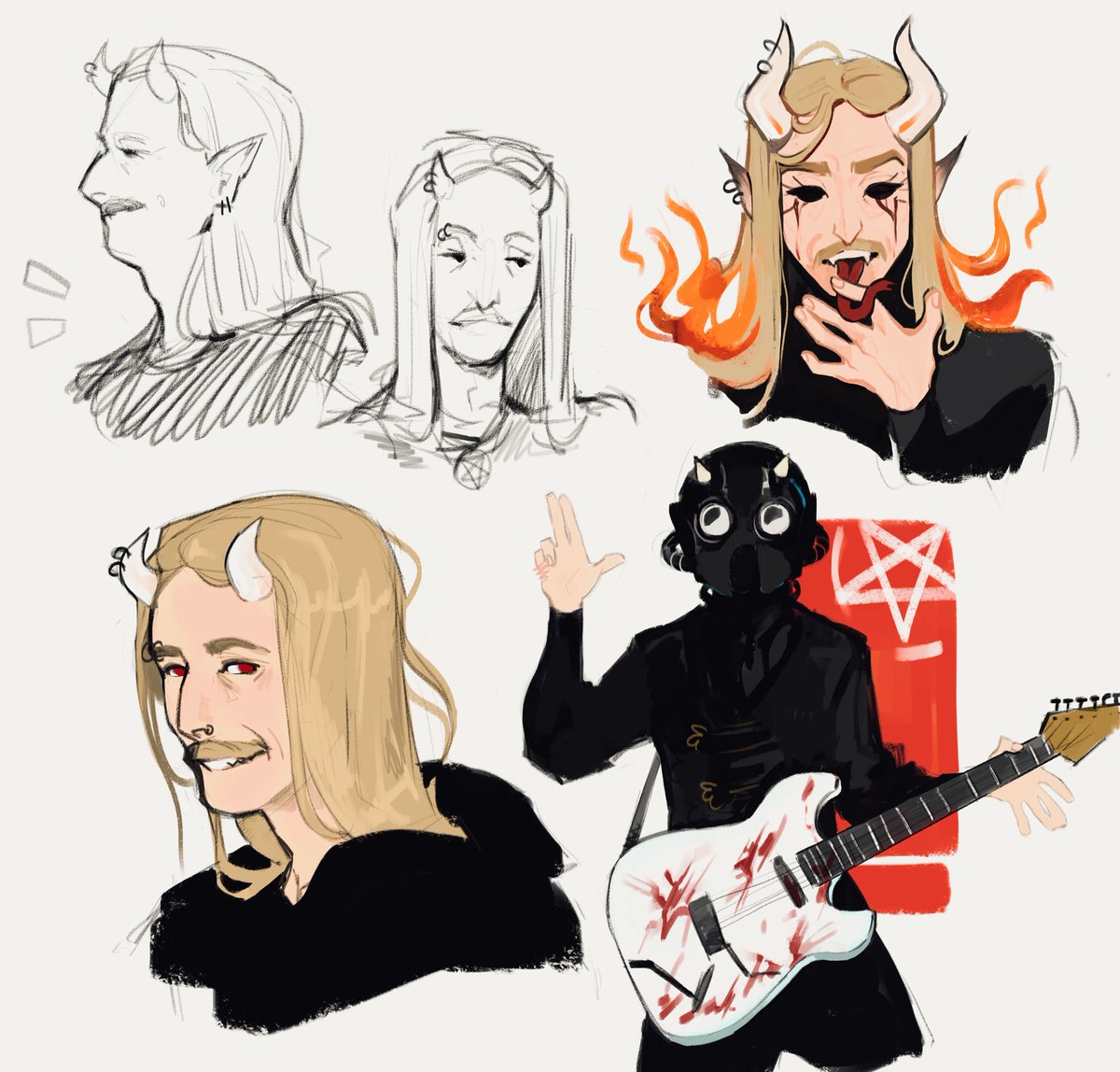 bazlkk's tweet image. hi, sodo, my new love 😔
#ghostband #sodoghoul #dewdrop #ghostfanart