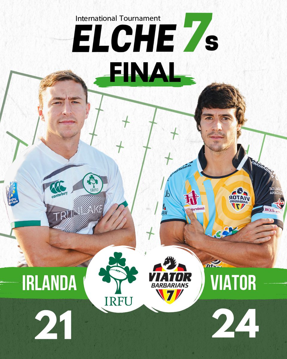 Gran triunfo de <a href="/VBarbarians/">Viator Barbarians</a> para hacerse con la final de #Elche7s 🌴 2023. Grandísimo torneo chicos!!