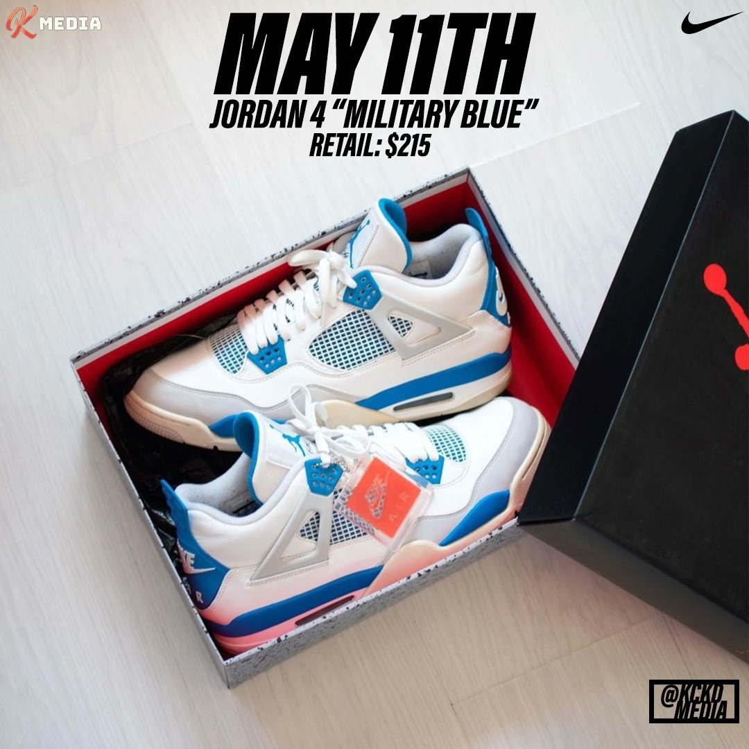 KckdMedia's tweet image. WHOS READY FOR THE AIR JORDAN 4 OG "MILITARY BLUE" TO RETURN?🔥🔥
-
#SundayFunday #sundayvibes #KSIvsTommy