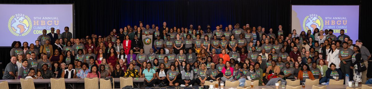 BullardCenter's tweet photo. That's a wrap! Big thanks to all who joined us at the #HBCUClimateChange Conference 2023. Cheers to the future climate and #environmentaljustice leaders! 👏 #HBCUCCC2023 #DSCEJ https://t.co/A2PpHt9Qzo