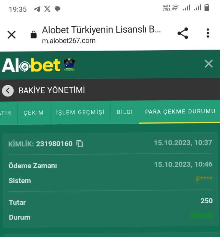 sorunsuz çekim " #ALOBET "