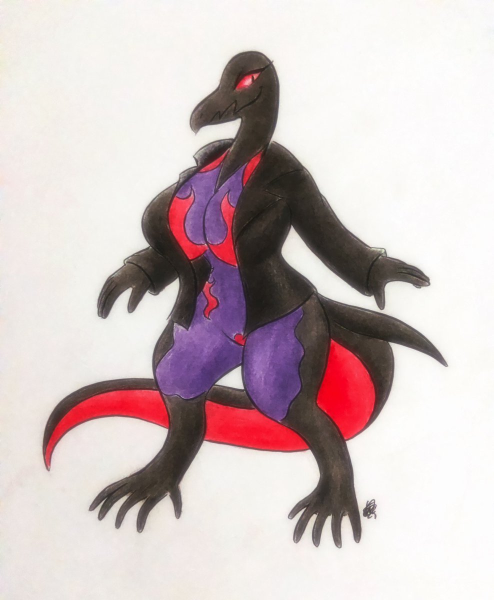 VaultVulpine's tweet photo. Bianca the salazzle

Design for a friend https://t.co/ouz6aw4E8j