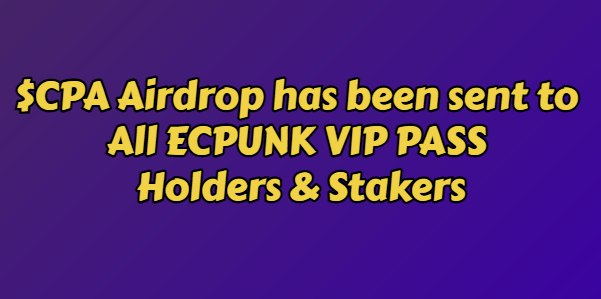 Citizens!!🌟 Sunday's here!
<a href="/PulsarTransfer/">PulsarTransfer</a> sends 100000 MEX to 50 Retweet 

Our weekly Airdrops for ECPUNK VIP PASS Holders &amp; Stakers just went out.
This week, we've sent $CPA.
Get ready for next week's $EGLD &amp; $CPA!💪
Enjoy your Sunday, let's spread the word and build together.