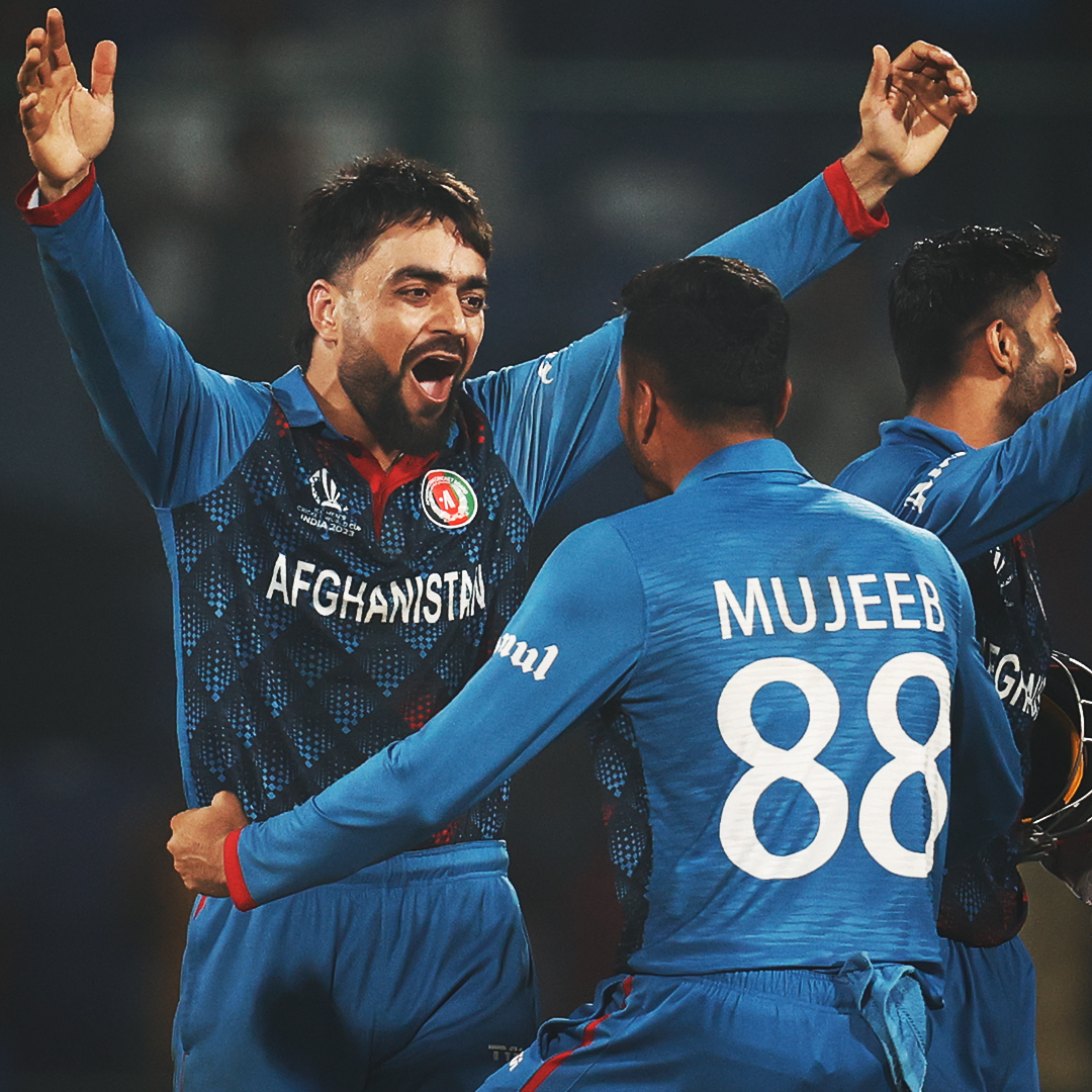 ICC's tweet photo. Pure joy 🥰 🇦🇫

#CWC23 #ENGvAFG https://t.co/JzQWnodTlD