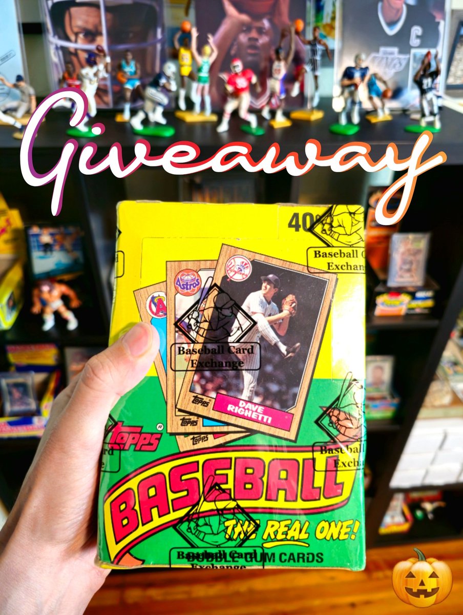 Junk Wax Heroes (@junkwaxheroes) on Twitter photo ๐จ GIVEAWAY ALERT ๐จ
We're taking Junk Wax Heroes back to its roots: Like/Follow/Repost โป๏ธ for a chance to win a <a href="/BBCExchange/">Baseball Card Exchange</a> wrapped box of 1987 <a href="/Topps/">Topps</a> Baseball ๐
As a treat ๐ฌ I'll announce the winner @ 9 PM EST on Halloween ๐
Bonus: Which RC card do you want the most? ๐ฌ ๐จ GIVEAWAY ALERT ๐จ
We're taking Junk Wax Heroes back to its roots: Like/Follow/Repost โป๏ธ for a chance to win a <a href="/BBCExchange/">Baseball Card Exchange</a> wrapped box of 1987 <a href="/Topps/">Topps</a> Baseball ๐
As a treat ๐ฌ I'll announce the winner @ 9 PM EST on Halloween ๐
Bonus: Which RC card do you want the most? ๐ฌ