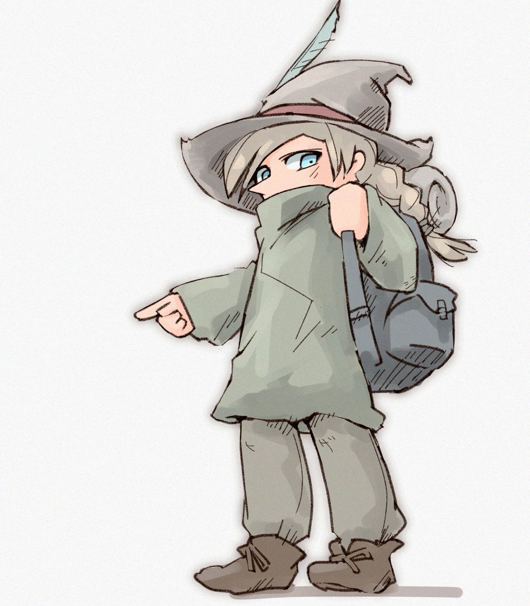 「有名な浮浪者」|しるくれのイラスト