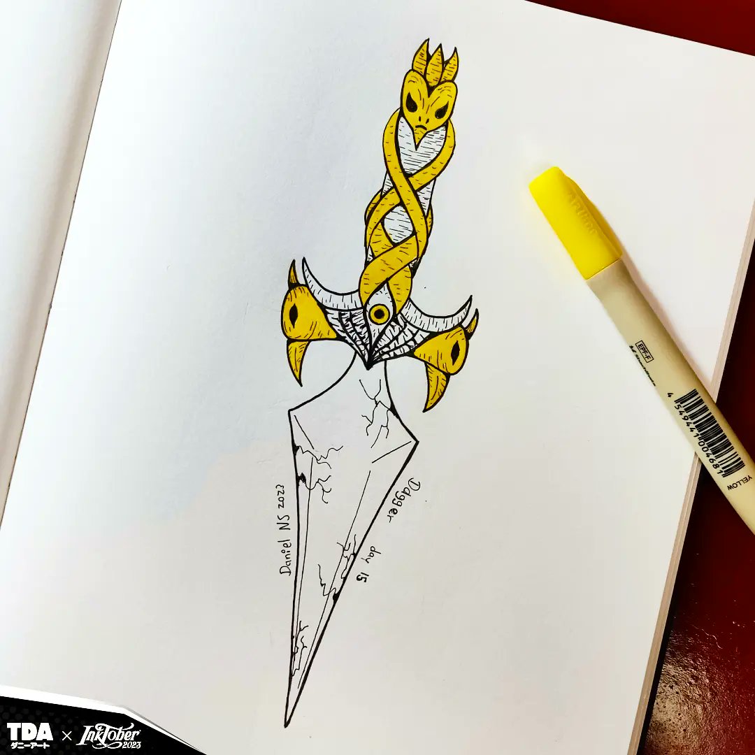 TheDannyArt's tweet photo. βοΈ Inktober 2023 - Day 15
βοΈ Dagger π‘οΈ
.
.
#dagger #inktoberdagger #inktober #inktober2023 #inktoberchallenge #ink #drawing #drawartist #artist #sketch #sketchbook #sketch_daily
#dnnyeldraw #tda #artlinedrawingsystem https://t.co/b76g3qiv3g