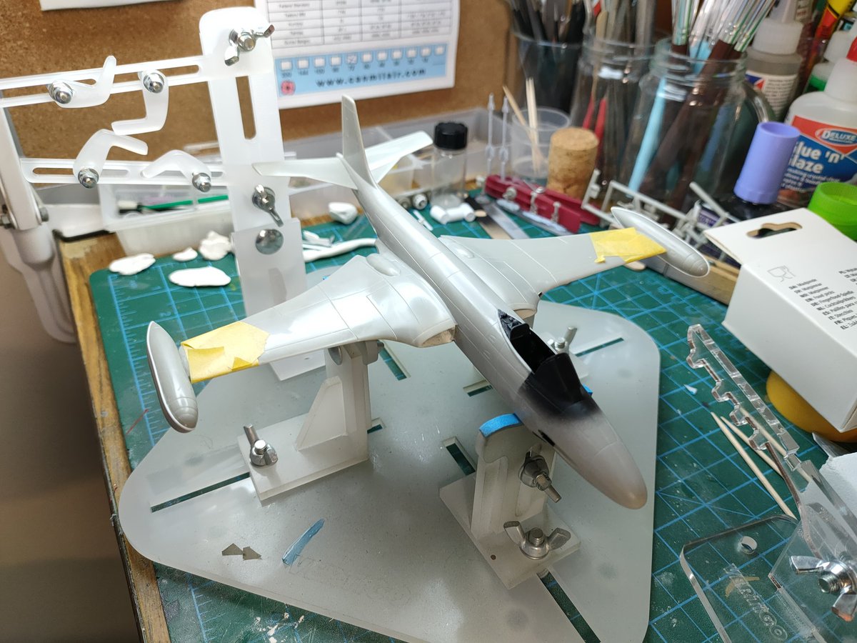 kilo_delta_papa's tweet photo. Symmetry and alignment checks #10degrees #JFFJet #72nd #Hobbycraft #Banshee #GettingThere https://t.co/TGlaMiSiAP