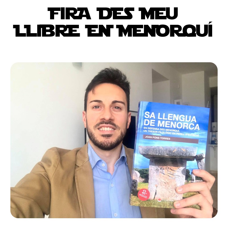 clotsibonys's tweet photo. Tenc en primícia el cartell de la #Fireta que substituirà la Fira del Llibre en Català a Menorca, disseny d'en Tiago Reurer #ClotsiBonys #Curtura #NiFatNiSalat https://t.co/ExxcAOYYJv