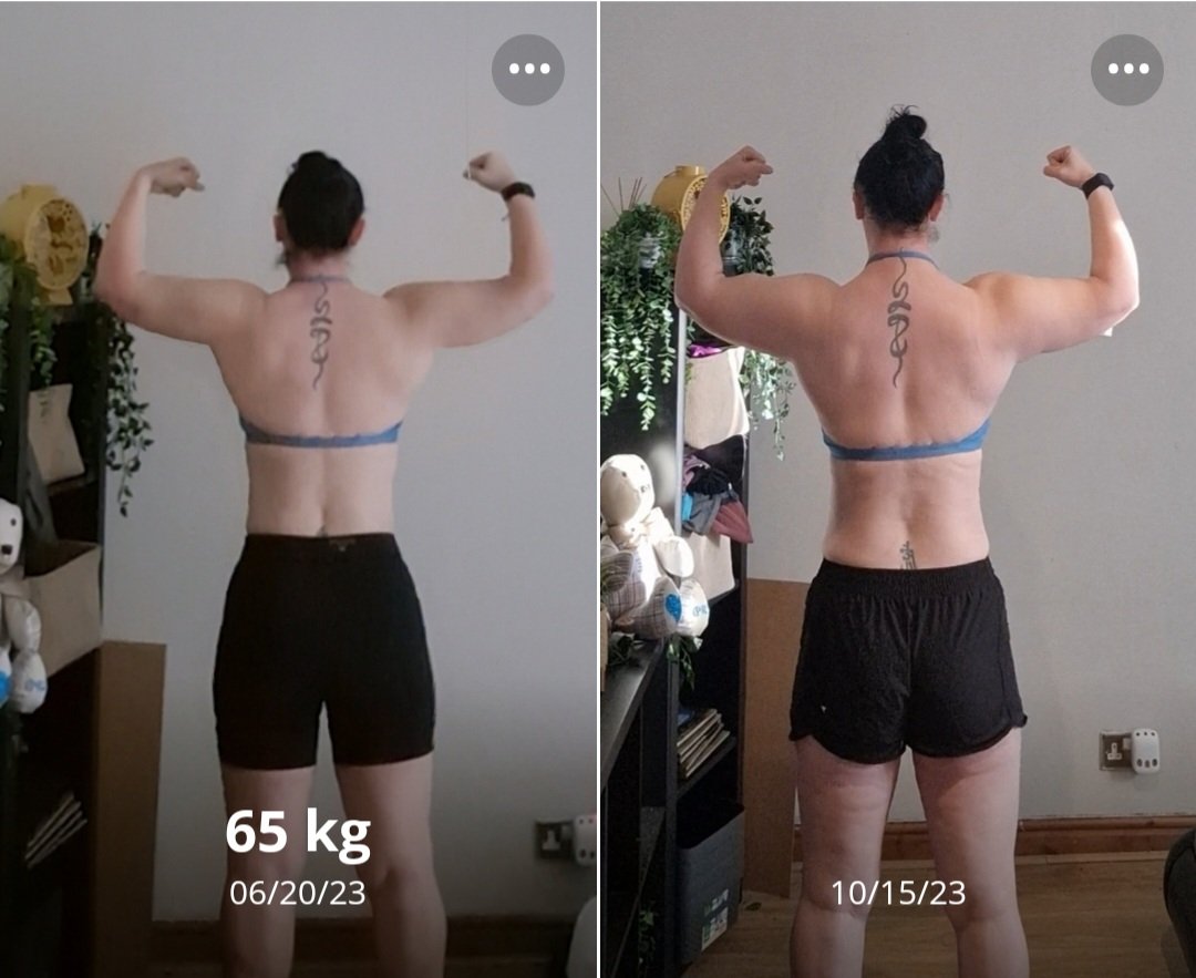 4 month of being consistant and working hard. Strong is better than thin 
#fitness #strength #training #weightlifting #gym #fatlossjourney #disorderedeating #recovery #motivation #discipline #hardwork #fitnessmotivation