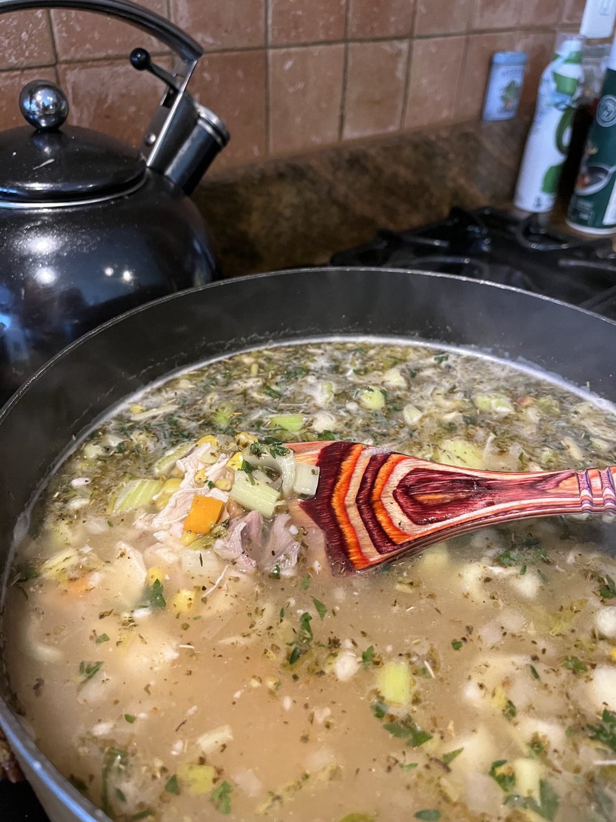 Sunday soup day! Winning off the field by making some chicken corn noodle soup for my sweet mother in law who is having surgery this week, and making the house smell fantastic. Hope it brings her the healing and comfort she will need. Love you mom…we’ve got you ❤️