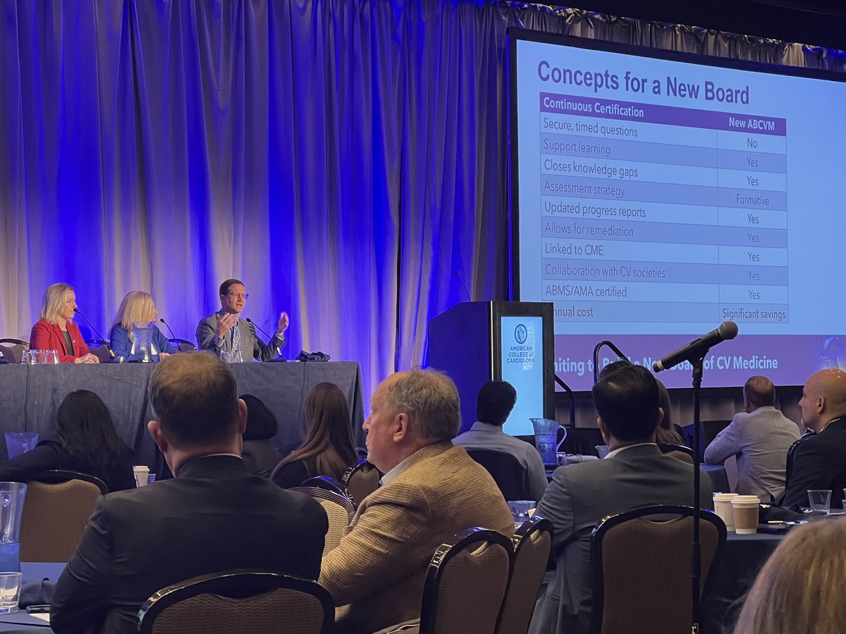 The concepts of a new #CVBoard are part of an engaging discussion with #ACCBOG leaders. Find FAQs and videos, including a special Heart-to-Heart discussion with #ACCPresident @HadleyWilsonMD and new commentary from @SCAI President @georgedangas, at bit.ly/45zMd7Y.