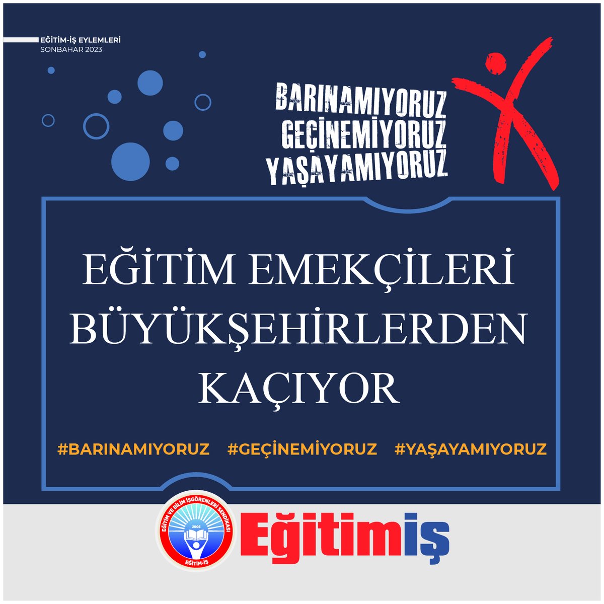Eğitim Emekçileri Büyükşehirlerden Kaçıyor #barınamıyoruzgecinemiyoruzyasayamıyoruz