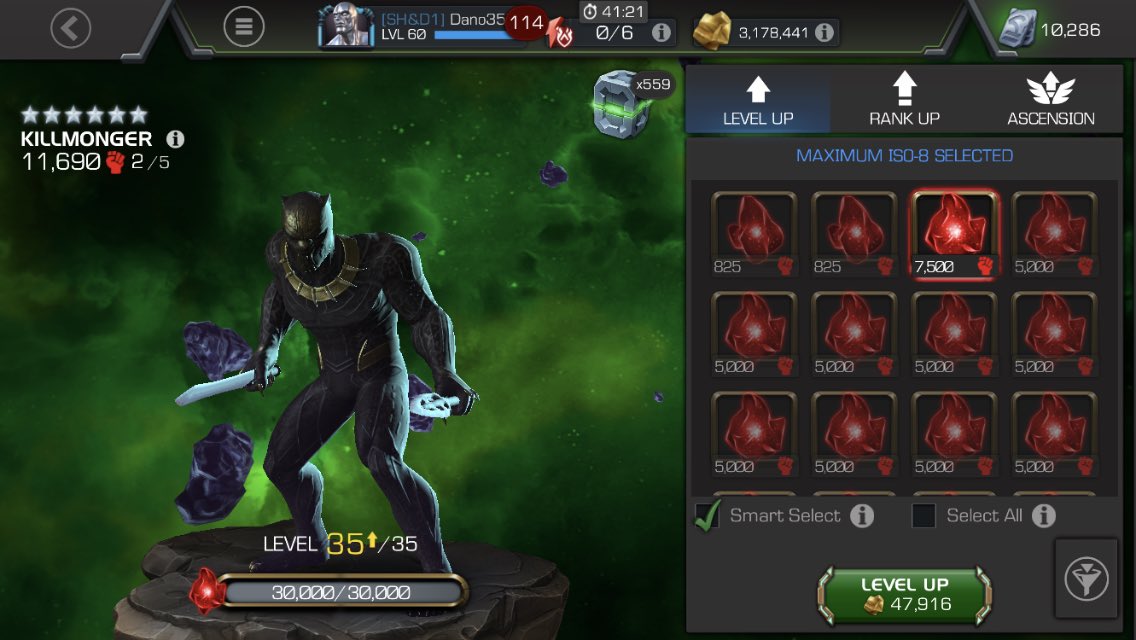 Leveling up a pair of MCOC classics.