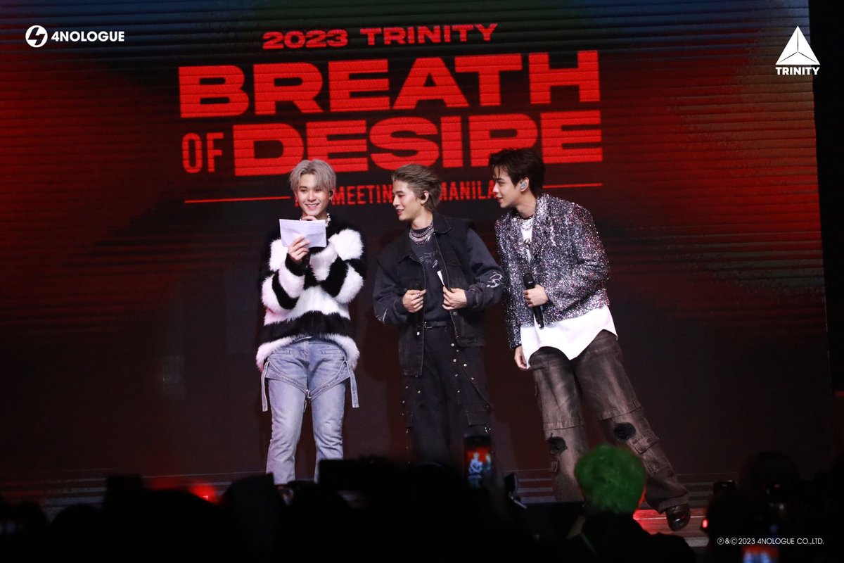 TRINITY_TNT_OFC's tweet image. Thank you all TWILIGHT, for creating these wonderful memories tonight.

And special thanks to @cnca_media for bringing us together! 🙌🏻

#TrinityBreathOfDesireInManila 
#2023TRINITYBODMANILA
#TRINITYinManila 
#TRINITY_TNT 
#4NOLOGUE