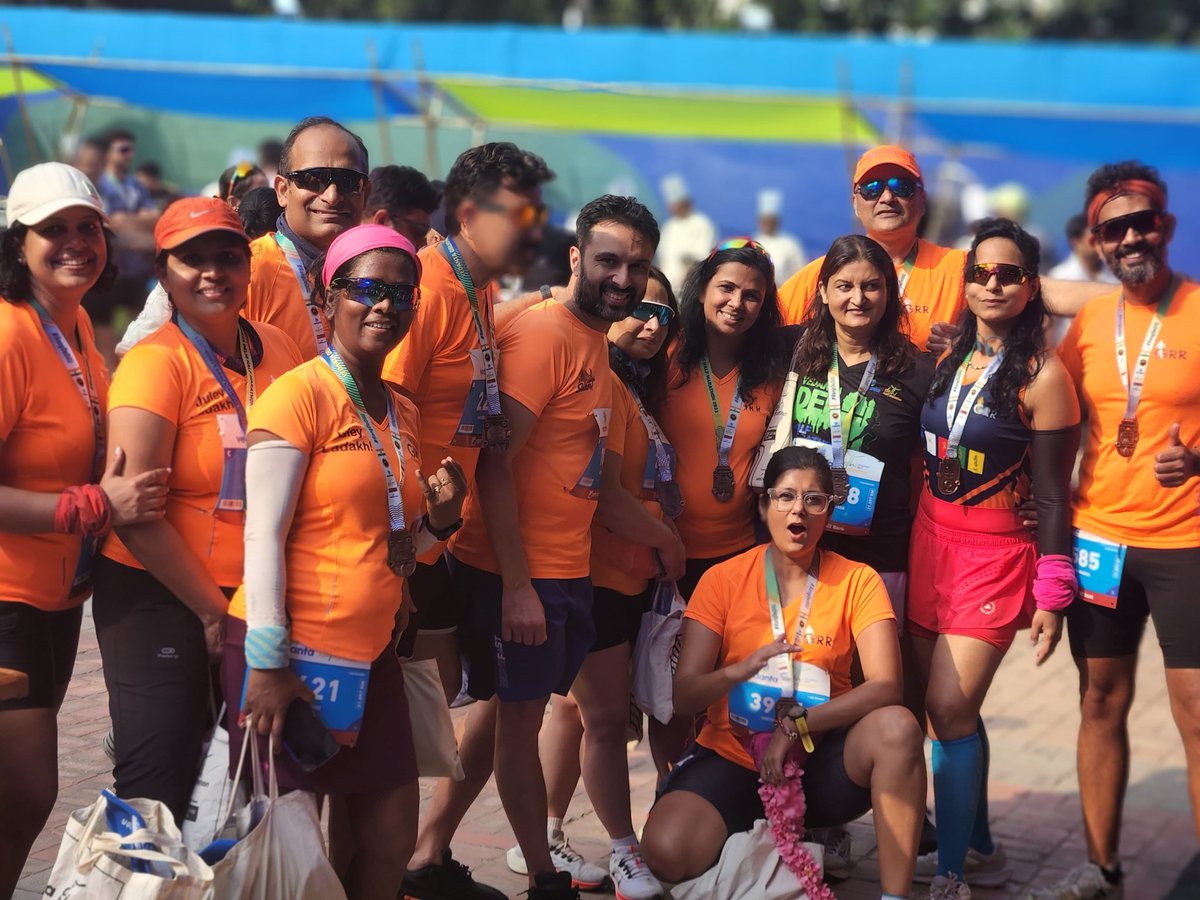 GRRRunningClub's tweet photo. From training to triumph! ๐โโ๏ธ๐
GRR Members crushed the Vedanta Delhi Half Marathon with their determination and grit, proving that hard work pays off!! ๐ช๐ฅ
#GRRRunningClub #VedantaDelhiHalfMarathon #RunWithSidd #RunforHealth #RunnersCommunity #VedantaDHM23 #RangDeDilli #Delhi https://t.co/4QFlM1lm4o