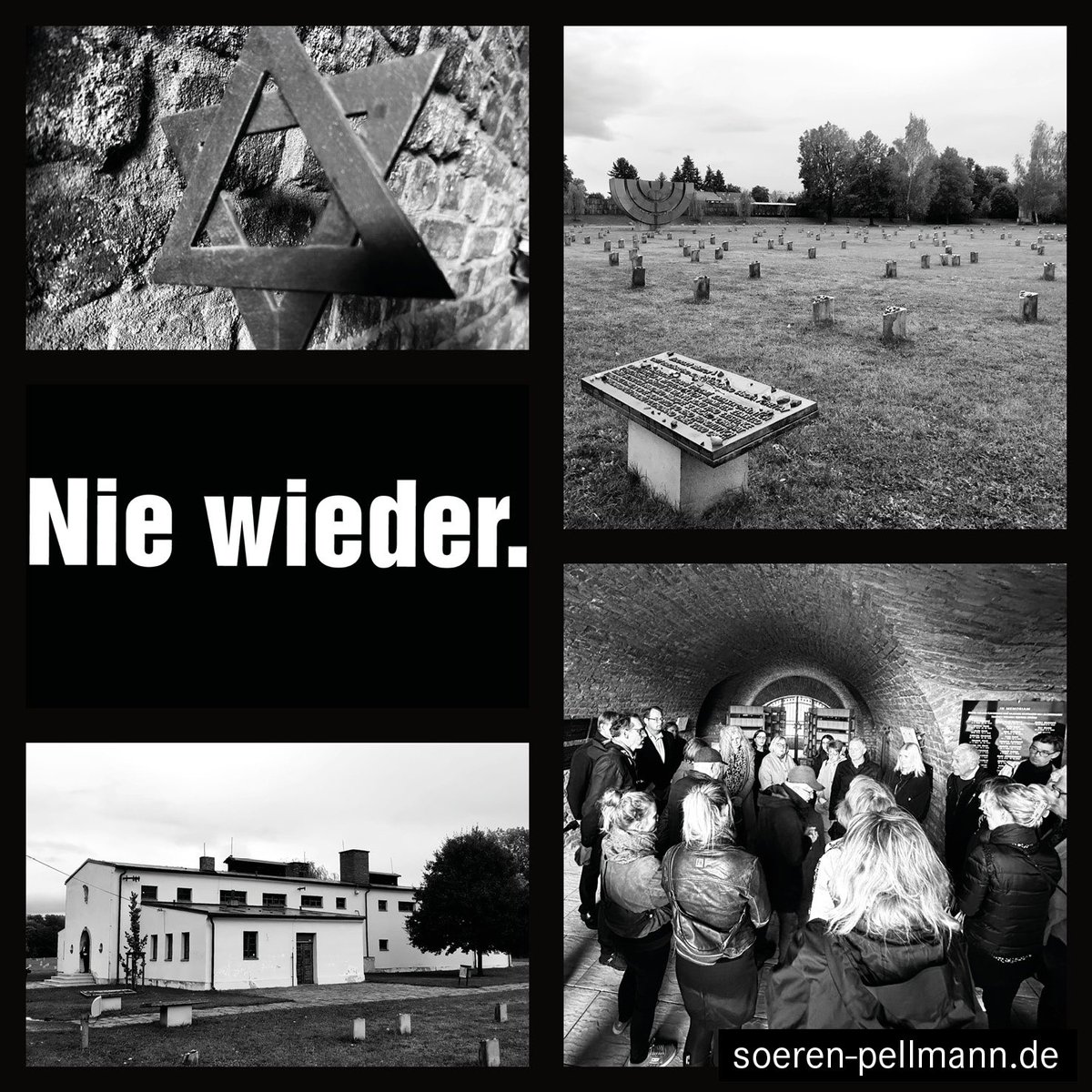 Am letzten Tag der Bürger- und Delegationsreise nach #Brno besuchten wir heute das Konzentrationslager #Terezín. Für jüdische Leipzigerinnen und Leipziger wurde nach einer #Petition eine Gedenktafel eingeweiht. #niewieder #Antifaschismus #fcknzs