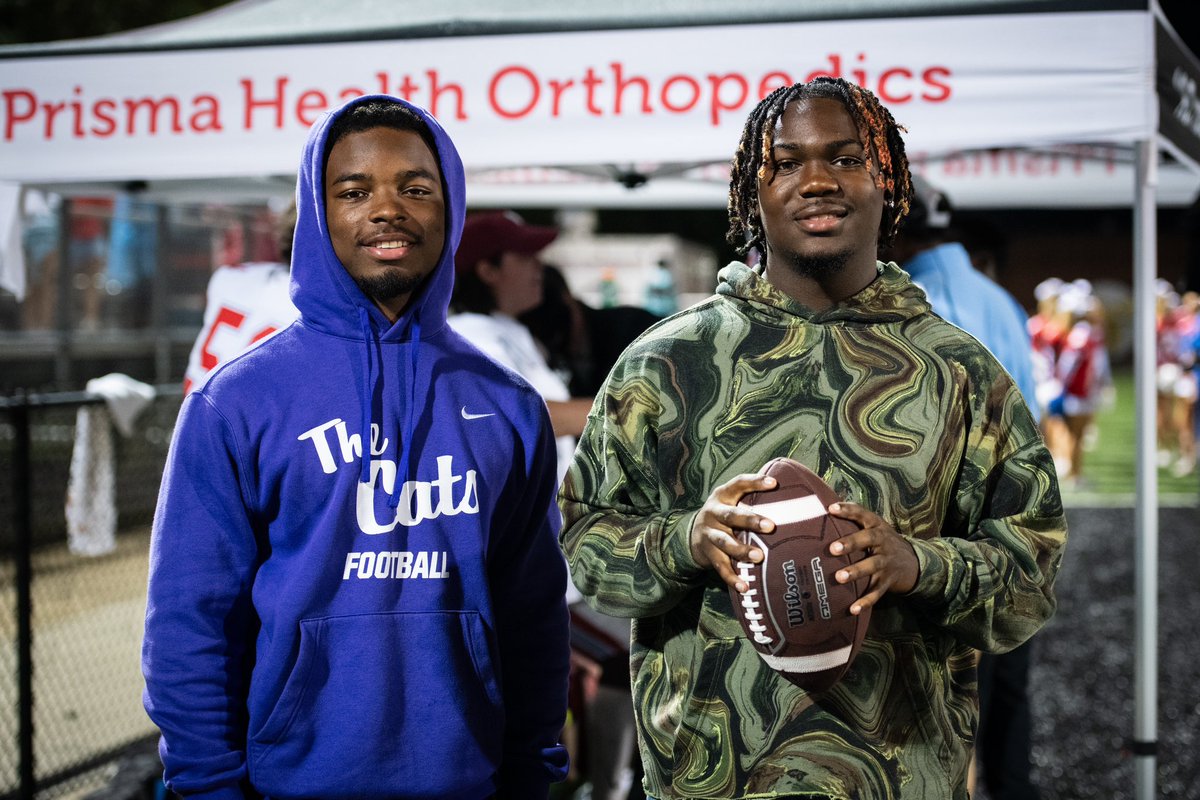 Sure was good to see these 2 faces on the sidelines Friday night! 🩵❤️ #ForeverFalcon