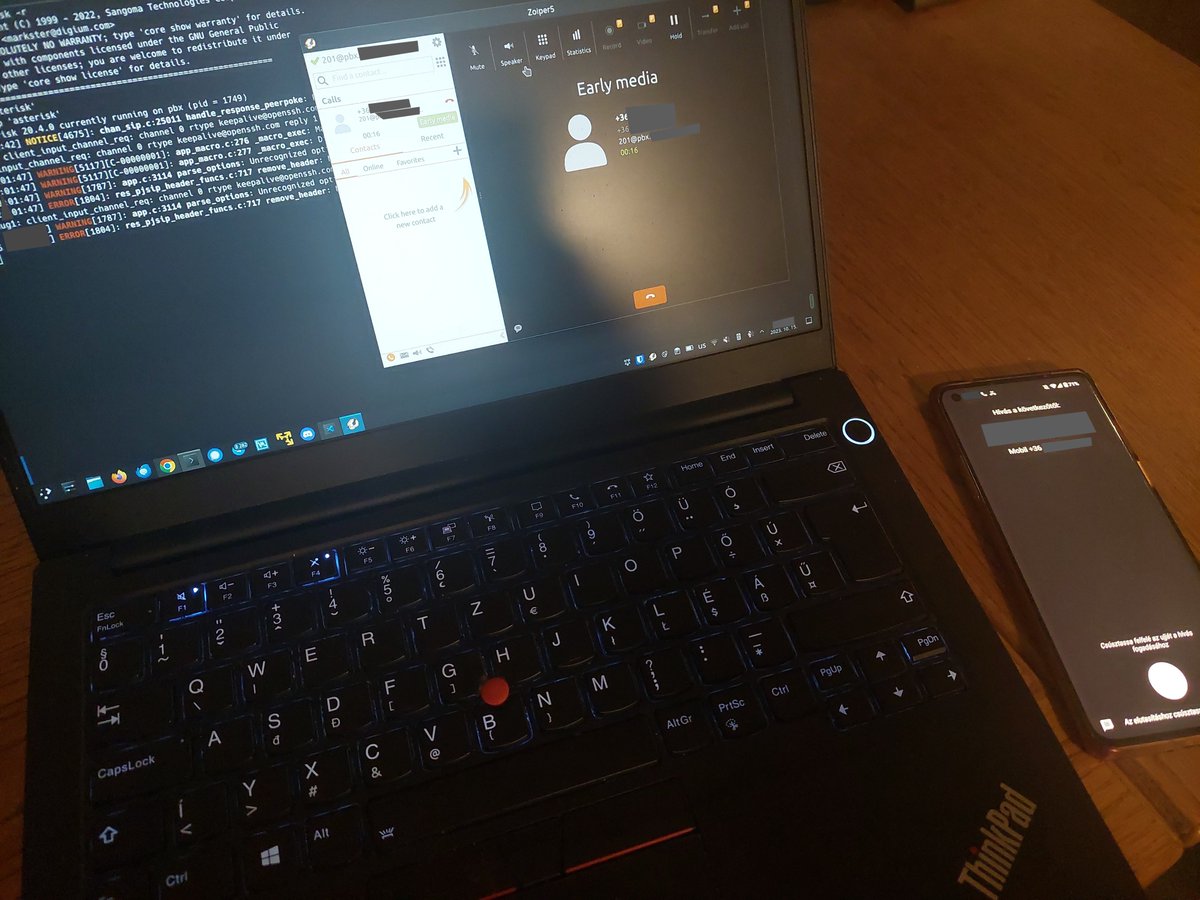 an0n_r0's tweet image. Have read about caller ID spoofing several times, but I always doubted it would work in 2023 until I set it up on my own. It is not a piece of cake, but it can be done with a suitable VoIP provider (with SIP trunk), a customized PBX (e.g. Asterisk) and a softphone (e.g. ZoiPer).