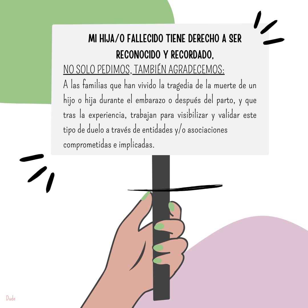 Gracias a profesionales de la salud, asociaciones y familias que luchan por mejorar la atención en la muerte y duelo gestacional, perinatal y neonatal <a href="/fedup/">fedup</a> ⁦<a href="/redhuecovientre/">Red El Hueco De Mi Vientre</a>⁩ ⁦<a href="/Umamanita/">UMAMANITA</a>⁩      #NacisteYTeRecuerdo