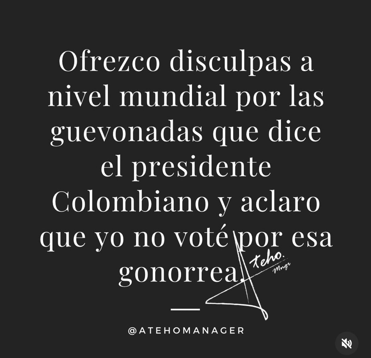 Comunicado en poema.