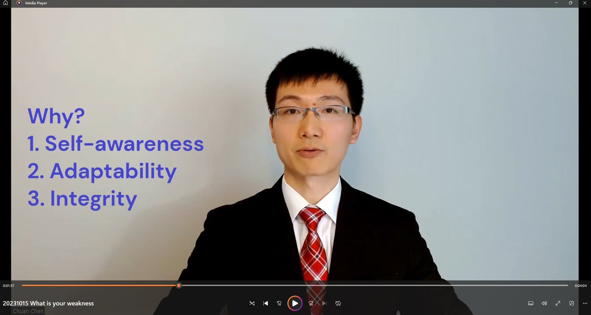 DrChuanChen's tweet image. 📽️Video #3 is here! #ResidencyInterview question, "What is your weakness?" Discussing weaknesses honestly, thoughtfully, and positively demonstrates your strengths in self-reflection and growth. Share your thoughts and👍on YouTube if you find it valuable😃 youtu.be/s8cEmf9v-6c