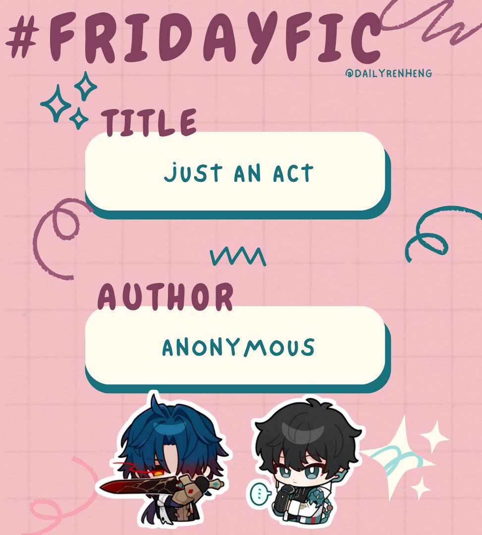 DailyRenheng's tweet photo. #RenHeng | #FridayFic βοΈπ
π NSFW
Today's rec: just an act by Anonymous
https://t.co/Eo5wptaDCE
Two emojis: ππ₯ https://t.co/dT7BwLFDRh