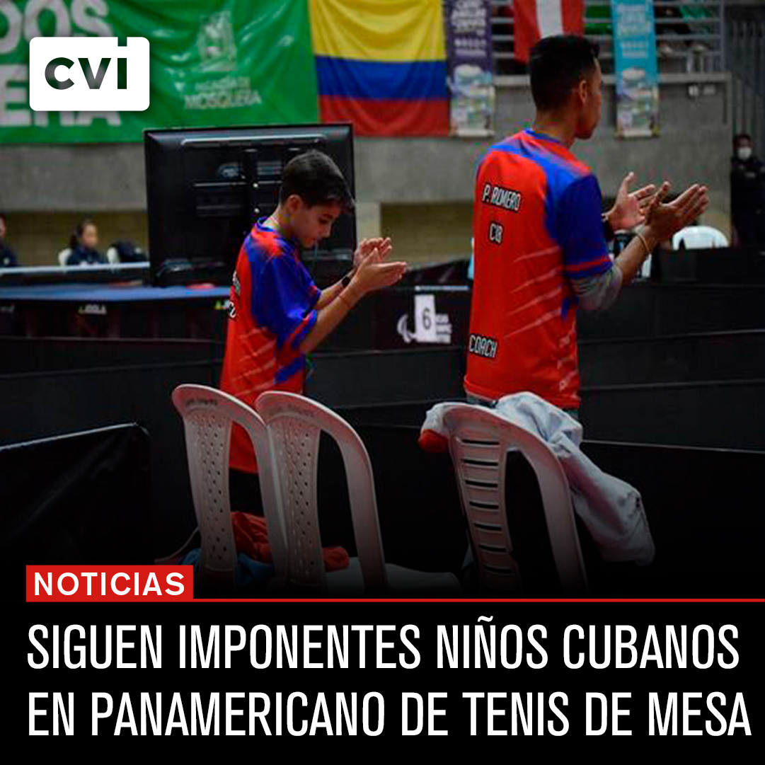 🏓Los “chicos mini-cadetes” Andy Maqueira y Alejandro Martínez siguen invictos en el torneo individual del Campeonato Panamericano de Tenis de Mesa sub-13 y sub-11 años, en Colombia.