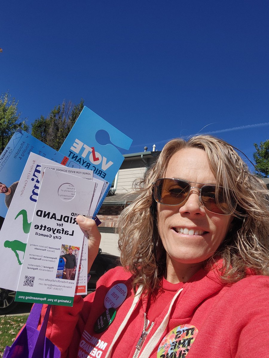 KathyHagen13's tweet photo. Dropped fliers yesterday and today for Gun Sense, Lafayette, CO City Council candidates. And for Jorge Chavez, BVSD school board candidate. #Vote #JDMangat #DavidFridland #EricRyant #TimBarnes https://t.co/wO4HdKJKCS
