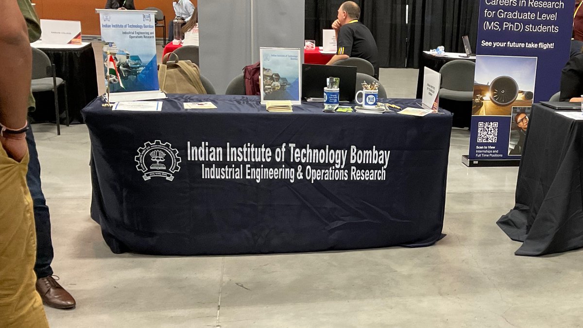 NarayanRangaraj's tweet image. Our table at #INFORMS2023 career fair.  Met several people already.  It was fun!